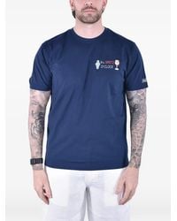 MC2 Saint Barth - T-Shirt En Coton Portofino À Broderies - Lyst