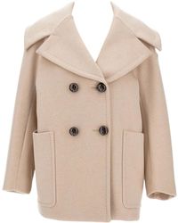 Max Mara - Double-breasted coat - Lyst