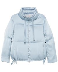 Herno - Quilted High-Neck Zip-Up Jacket - Lyst