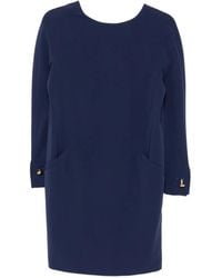 Max Mara - Button-Cuff Mini Dress - Lyst
