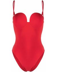 Magda Butrym - Swimsuit Red - Lyst