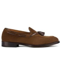 Doucal's - Suede Tassel Loafers - Lyst