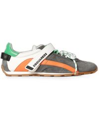 DSquared² - Dc-642 Leather-Panel Sneakers - Lyst