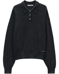 Alexander Wang - Polo Con Applicazione Logo - Lyst