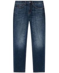 ARMANI EXCHANGE - Faded Whiskered Jeans - Lyst