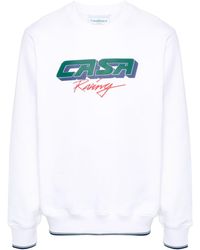 Casablancabrand - Casa Racing 3d Cotton Sweatshirt - Lyst