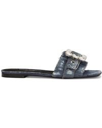 Dolce & Gabbana - Verzierte Pantoletten Im Patchwork-Look - Lyst