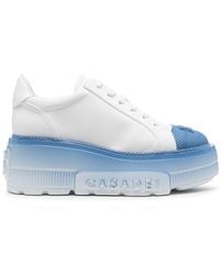 Casadei - Nexus Leren Sneakers Met Plateauzool - Lyst