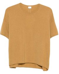 C.T.Plage - Cashmere Short-Sleeve Knitted T-Shirt - Lyst