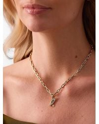 Sara Weinstock - Diamond Canoe-Shape Charm - Lyst