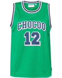 Chocoolate - Logo-Print Contrasting-Trim Tank Top - Lyst