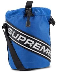 Supreme X Lacoste Messenger Bag in Black | Lyst Supreme X Lacoste Messenger Bag in Black | Lyst