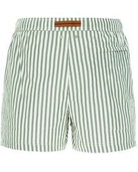 ZEGNA - Striped Drawstring Swim Shorts - Lyst