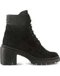 Högl - Botines Gia con tacón grueso y cordones - Lyst