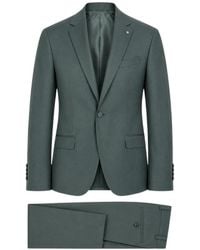 ETIEM TEXTIL S.L. - Notched-Lapel Single-Breasted Suit - Lyst