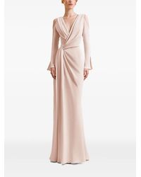 Gemy Maalouf - Cold-Shoulder Draped Gown - Lyst