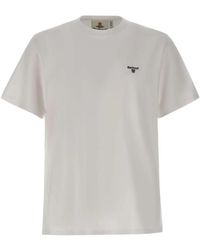 Barbour - Essential Logo-Embroidered T-Shirt - Lyst