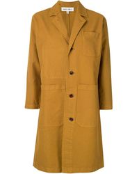 Alex Mill Long Work Denim Coat - Brown