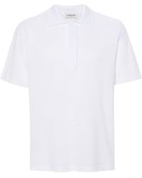 Lanvin - Poloshirt mit kurzen Ärmeln - Lyst