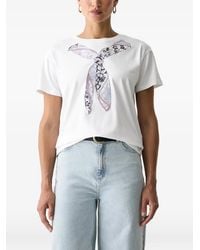 Silvian Heach - T-Shirt Santis À Imprimé Foulard - Lyst