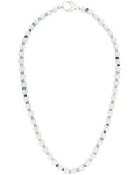 Hatton Labs - Collana Di Perle Con Cristalli - Lyst