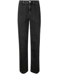 A.P.C. - Straight Fit Seaside Den - Lyst