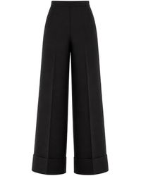 Gemy Maalouf - Pressed-Crease Turned-Up-Cuff Trousers - Lyst