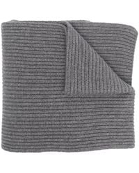 Malo - Ribbed Cashmere Scarf - Lyst