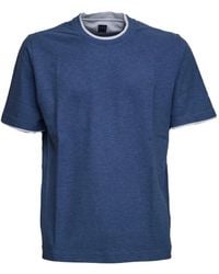 Fedeli - T-Shirt Met Ronde Hals - Lyst