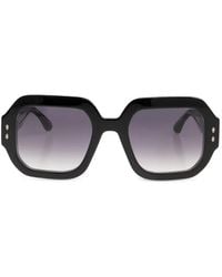 Isabel Marant - Studded Geometric-Frame Sunglasses - Lyst