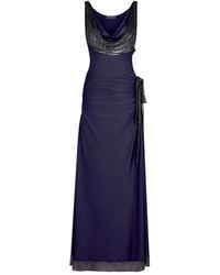 Rabanne - Cowl-Neck Sequin-Detail Dress - Lyst