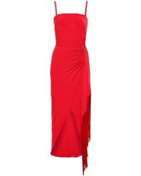 Nissa - Fringe-Detail Maxi Dress - Lyst