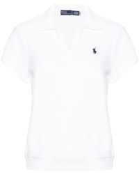 Polo Ralph Lauren - Polo Pony Terry-cloth Polo Shirt - Lyst