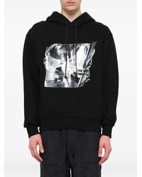 Juun.J - Graphic-Print Drawstring Hoodie - Lyst