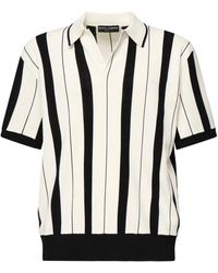 Dolce & Gabbana - ストライプ Vネックtシャツ - Lyst