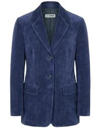 Jil Sander - Notched-Lapels Single-Breasted Jacket - Lyst