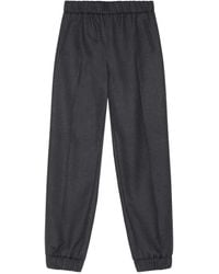 Ganni - Elasticated-Waistband Trousers - Lyst
