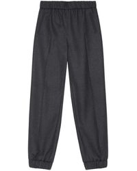 Ganni - Elasticated-Waistband Trousers - Lyst