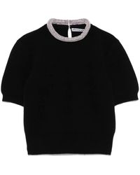 Alexander Wang - Crystal-Embellished T-Shirt - Lyst