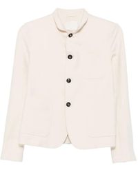 Circolo 1901 - Mandarin-Collar Patch-Pocket Jacket - Lyst