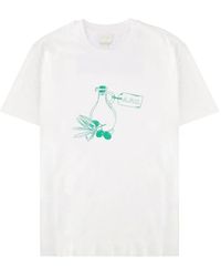 A.P.C. - Oil Print T-Shirt - Lyst