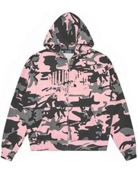 BBCICECREAM - Camouflage-Print Zip-Up Hoodie - Lyst