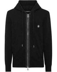 Billionaire - Knitted Wool Hoodie - Lyst