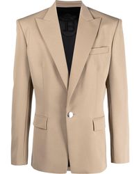 Balmain - Single-breasted Wool Suit Jacket - Lyst
