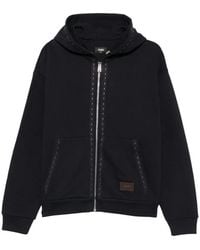 Fendi - Hoodie Selleria À Fermeture Zippée - Lyst
