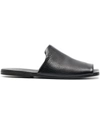 Marsèll - Square-toe Leather Slippers - Lyst
