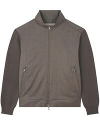 Paul & Shark - Vest Met Vlakken En Rits - Lyst