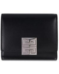 Givenchy - 4G-Motif Logo-Plaque Wallet - Lyst