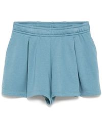 Lacoste - Pleated Fleece Shorts - Lyst