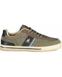 U.S. Grand - Logo-Patch Panelled Sneakers - Lyst
